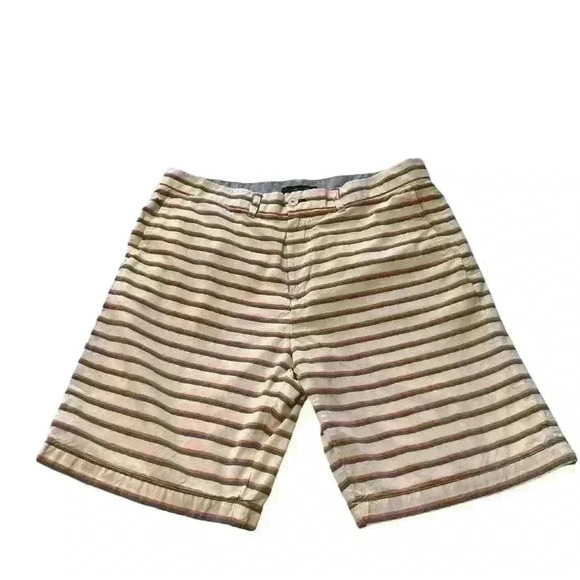 Tommy Hilfiger Men’s 9 inch inseam/ Waist 35 Striped Shorts. 100% cotton. 🇺🇸 - Picture 3 of 10